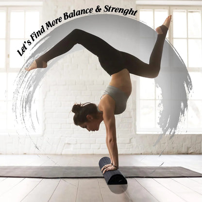 High-Density EPP Half round Back Roller Foam, Exercise Foam Roller for Yoga, Pilates & Stretching