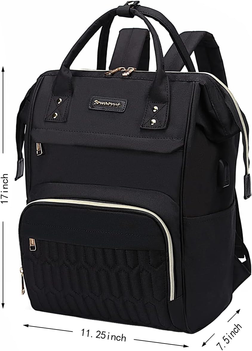 Laptop Backpack 15.6 Inch Casual Daypack Water Resistant Business Travel Backpack for Women Men