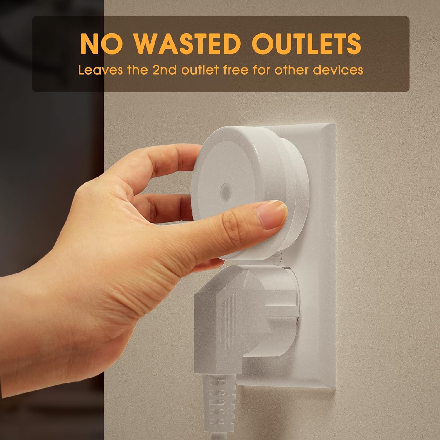 LED Baby Night Lights Plug into Wall [4Pack], Nightlight with Light Sensors for Kids Room, Bathroom Stair Lights, Hallway Light, Warm White