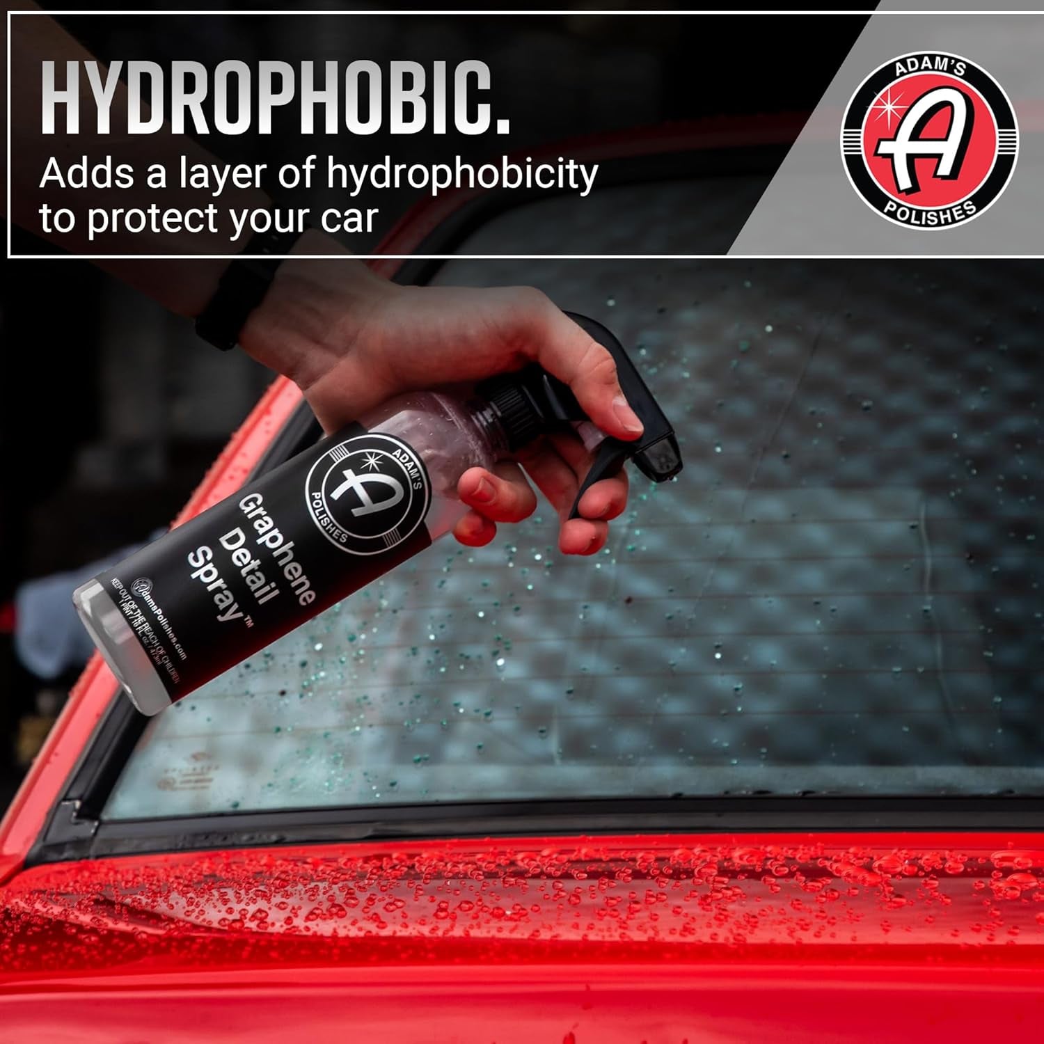 Graphene Detail Spray (16 Fl Oz) - Extend Protection of Waxes, Sealants, & Coatings | Waterless Detailer for Car Detailing | Clay Bar, Drying Aid, Add Ceramic Graphene Protection