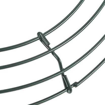 2 Packs of Wire Wreath Frames Green Wire Garland Making Rings for Christmas Decoration(8 Inch)