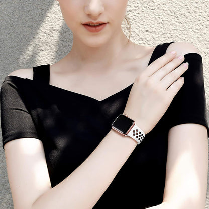 3 Pack Sport Bands Compatible with Apple Watch Band 44Mm 46Mm 45Mm 42Mm 49Mm Men Women,Soft Silicone Breathable Band for Iwatch SE Ultra 3 2 for Iwatch Series 11 10 9 8 7 6 5 4 3 2 1