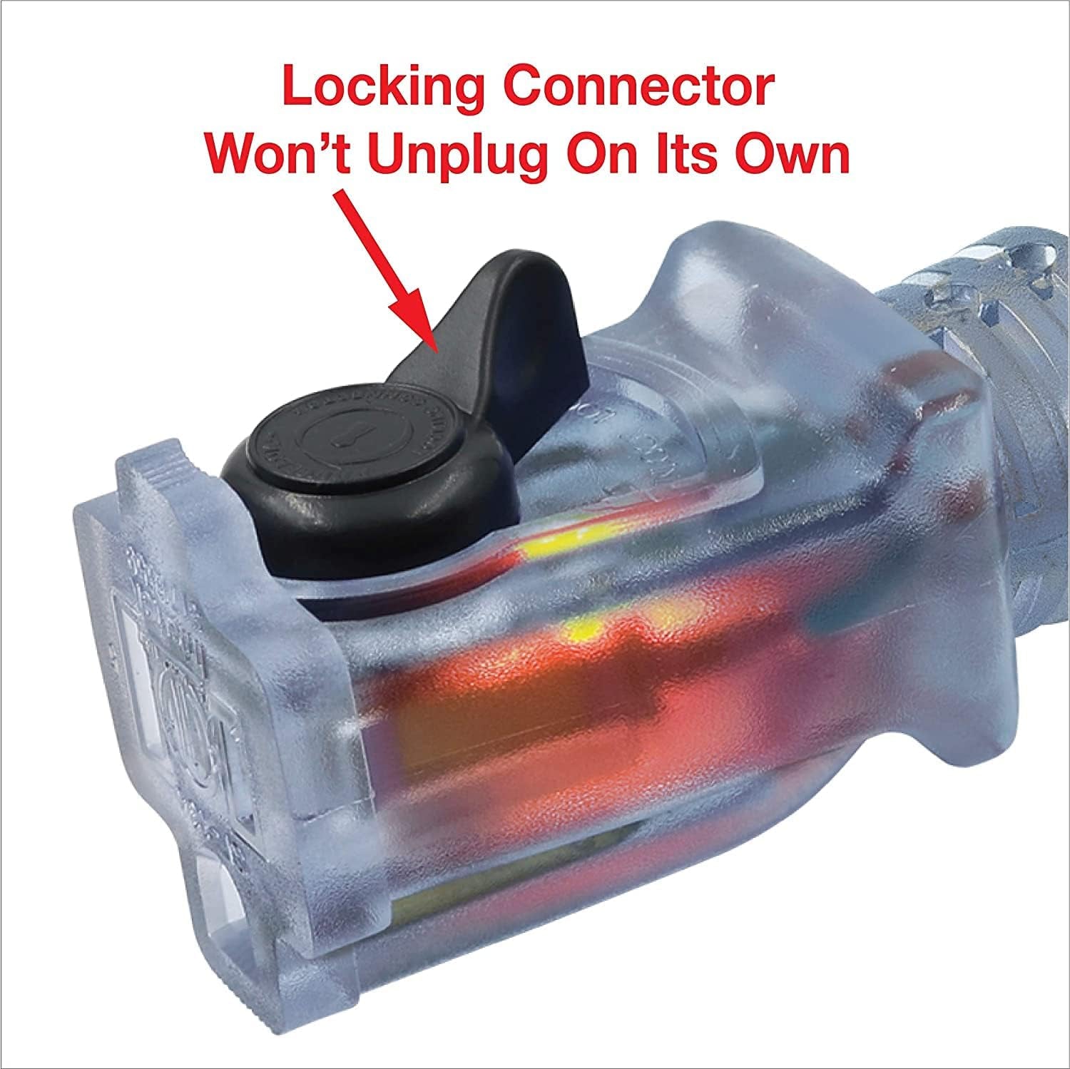 16 Gauge 3Prong Cords (16/3 SJTW & Cord Storage Wheel, Black, 80 Ft - W/Wheel)