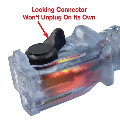 16 Gauge 3Prong Cords (16/3 SJTW & Cord Storage Wheel, Black, 80 Ft - W/Wheel)